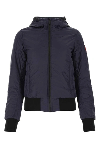 Shop Canada Goose Hooded Puffer Jacket In Blue