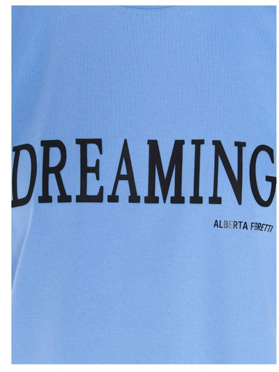 Shop Alberta Ferretti Dreaming Print T In Blue