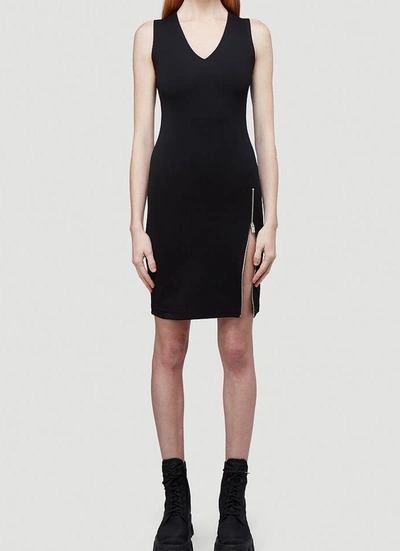Shop Alyx 1017  9sm Zipped Mini Dress In Black