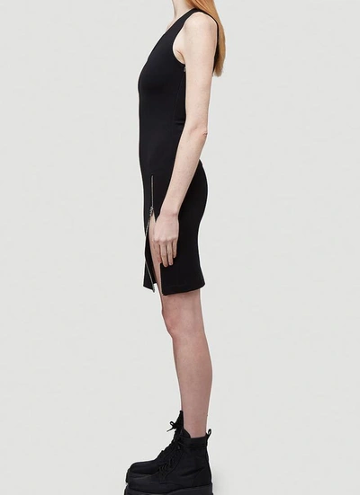 Shop Alyx 1017  9sm Zipped Mini Dress In Black
