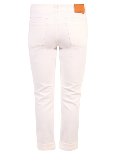 Shop Stella Mccartney Slim Leg Jeans In White