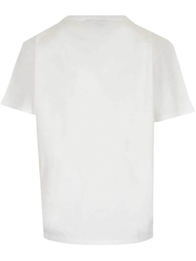 Shop Comme Des Garçons Play Heart Embroidered T In White