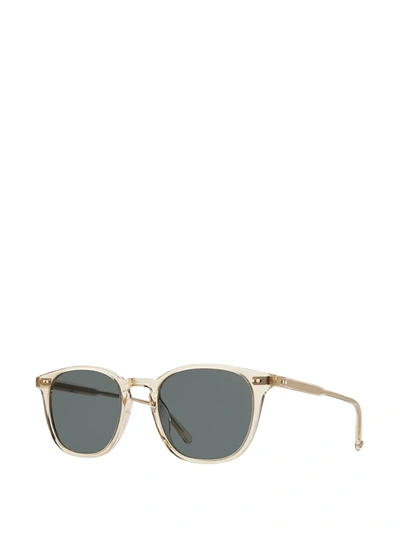 Shop Garrett Leight Clark Sunglasses In Transparent