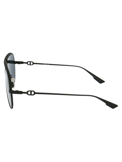 Shop Dior Eyewear Camp Aviator Sunglasses In Black