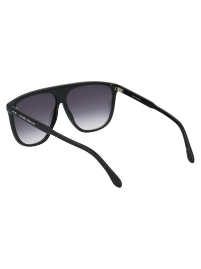 Shop Isabel Marant Pilot Frame Sunglasses In Black
