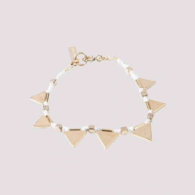 Shop Isabel Marant Triangle Detail Bracelet In Multi