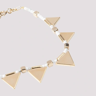 Shop Isabel Marant Triangle Detail Bracelet In Multi