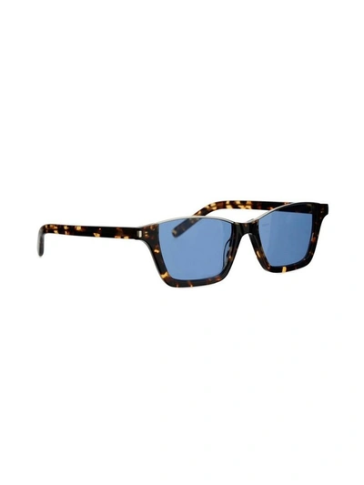 Shop Saint Laurent Eyewear Dylan Sunglasses In Brown