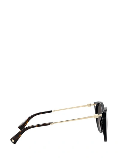 Shop Valentino Eyewear Cat In Black