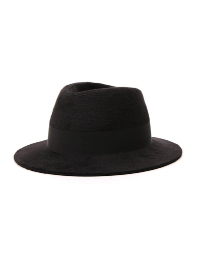 SAINT LAURENT SAINT LAURENT RIBBON BAND FEDORA HAT 