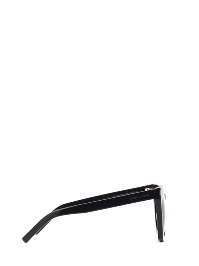 Shop Saint Laurent Eyewear Kate Cat In Black