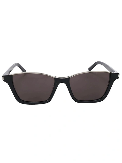 Shop Saint Laurent Eyewear Dylan Sunglasses In Black