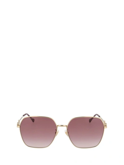 Shop Gucci Eyewear X Doraemon Hexagonal Frame Sunglasses In Gold
