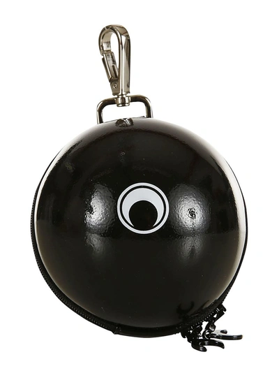 Shop Marine Serre Micro Ball Charm Bag In Black