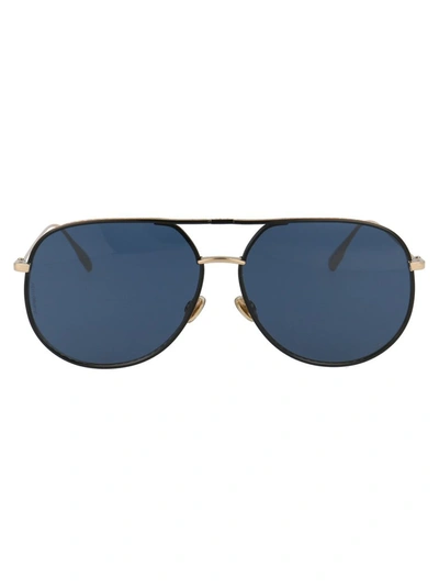Shop Dior Eyewear Aviator Frame Sunglasses In Black
