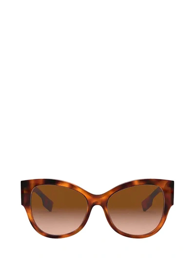 Shop Burberry Eyewear Cat In Brown