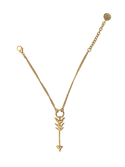 Shop Givenchy Arrow Pendant Bracelet In Gold