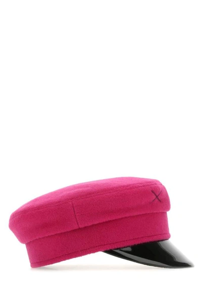 Shop Ruslan Baginskiy Monogram Baker Boy Hat In Pink