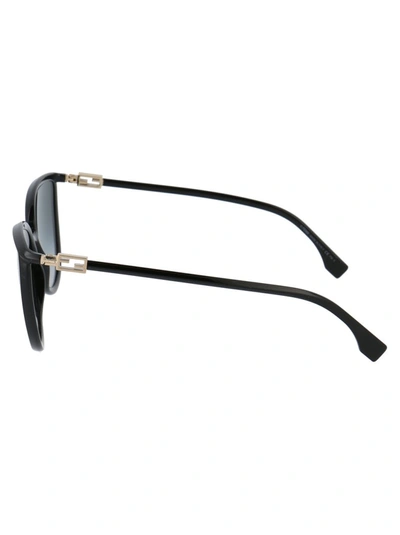 Shop Fendi Eyewear Cat In Black