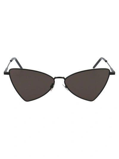 Shop Saint Laurent Eyewear Geometric Frame Sunglasses In Black