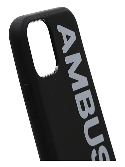 Shop Ambush Logo Strapped Iphone 11 Pro Case In Black
