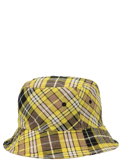 Shop Burberry Reversible Checked Bucket Hat In Multi