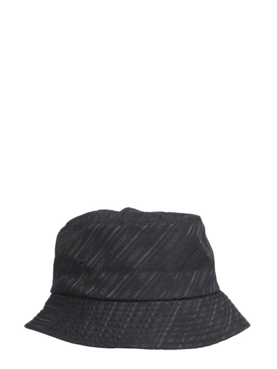 Shop Ambush Allover Logo Printed Bucket Hat In Black