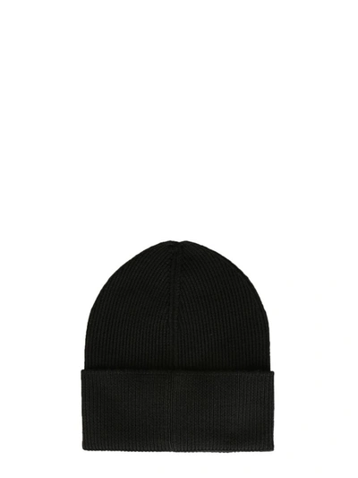 Shop Dsquared2 Icon Patch Beanie In Black