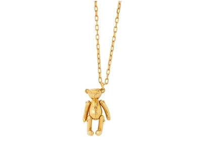 Shop Ambush Teddy Bear Pendant Necklace In Gold