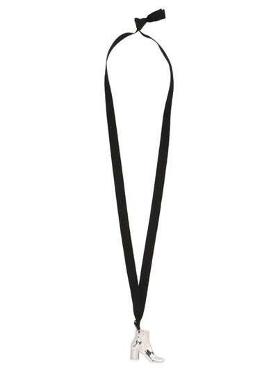 Shop Mm6 Maison Margiela Tabi Pendant Necklace In Multi