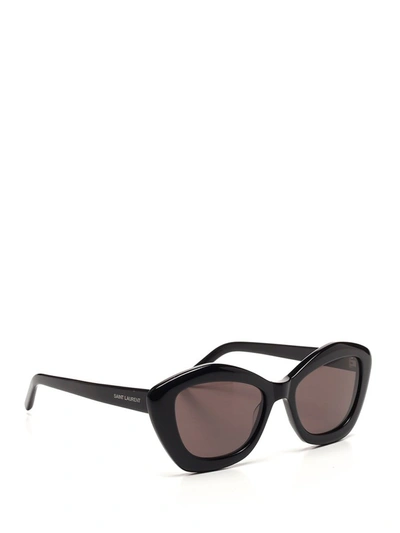 Shop Saint Laurent Eyewear Sl 68 Sunglasses In Black