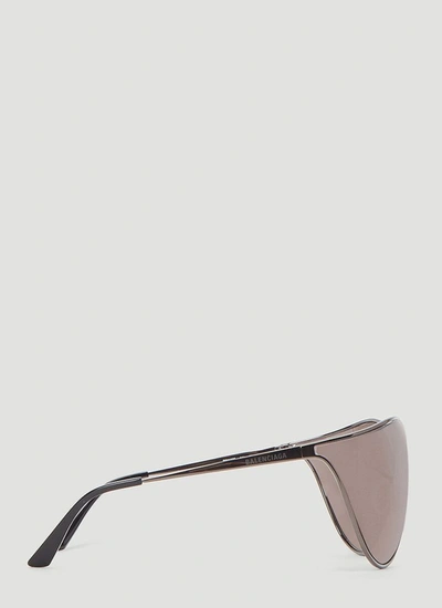 Shop Balenciaga Eyewear Vision Butterfly Sunglasses In Black