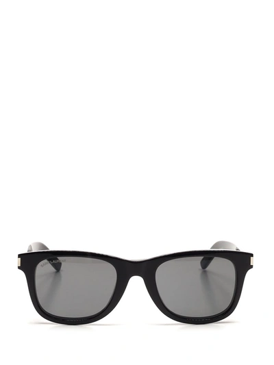 Shop Saint Laurent Eyewear Classic Sl 51 Square Frame Sunglasses In Black