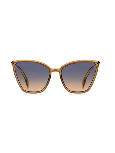 Shop Fendi Eyewear Cat Eye Sunglasses In Orange