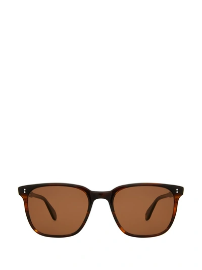 Shop Garrett Leight Emperor Sunglasses In Brown