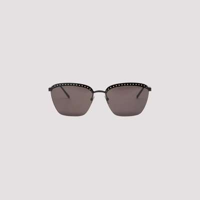 Shop Alaïa Rectangular Frame Sunglasses In Black