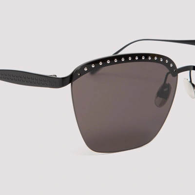 Shop Alaïa Rectangular Frame Sunglasses In Black