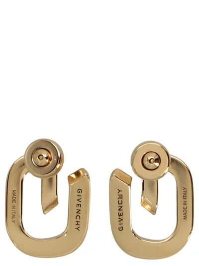Shop Givenchy G Link Earrings In Gold