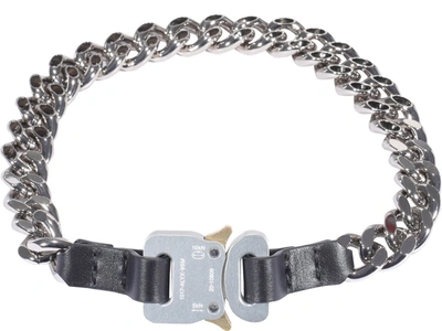 Shop Alyx 1017  9sm Buckle Chain Necklace In Silver