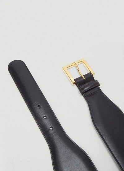 Shop Gucci 1955 Horsebit Wide Belt In Black