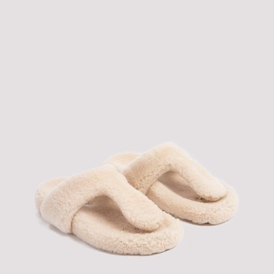 Shop Aquazzura Relax Flat Sandals In White