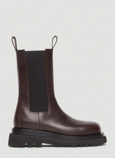 Shop Bottega Veneta The Lug Boots In Brown