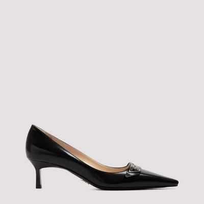 Shop Prada Pointed Toe Pumps In Black