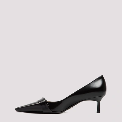 Shop Prada Pointed Toe Pumps In Black