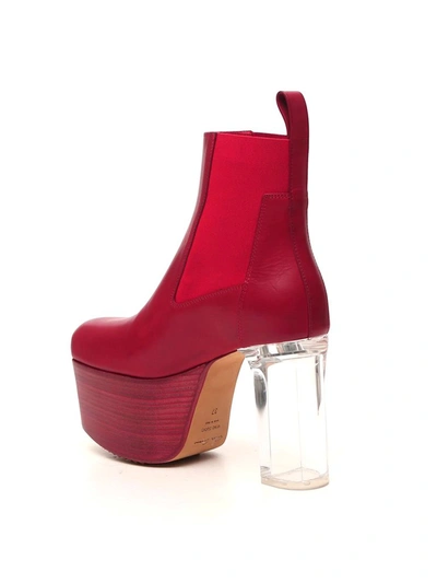 Shop Rick Owens Phlegethon Open In Red
