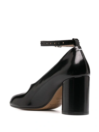 Shop Maison Margiela Tabi Mary Jane Pumps In Black