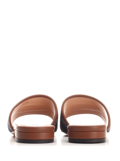 Shop Gucci Double G Slide Sandals In Multi