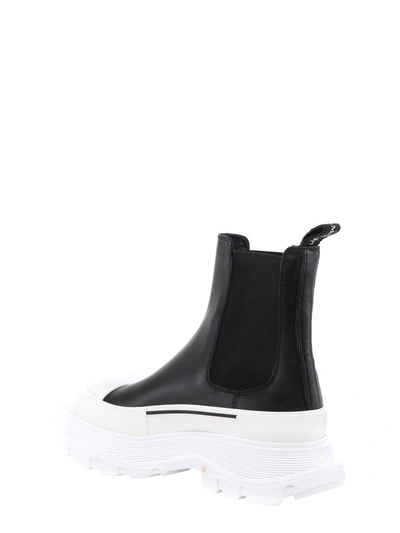 Shop Alexander Mcqueen Tread Slick Chelsea Boots In Black