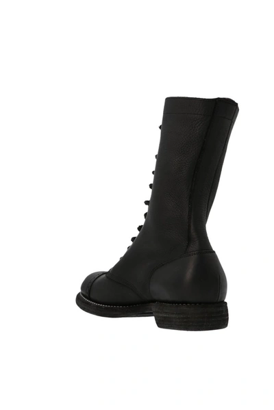 Shop Guidi Laced Up Mid In Black