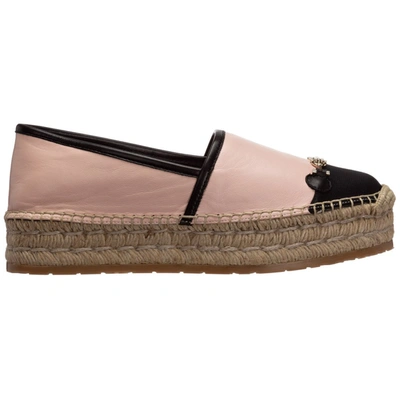 Shop Ferragamo Salvatore  Gancini Espadrilles In Pink